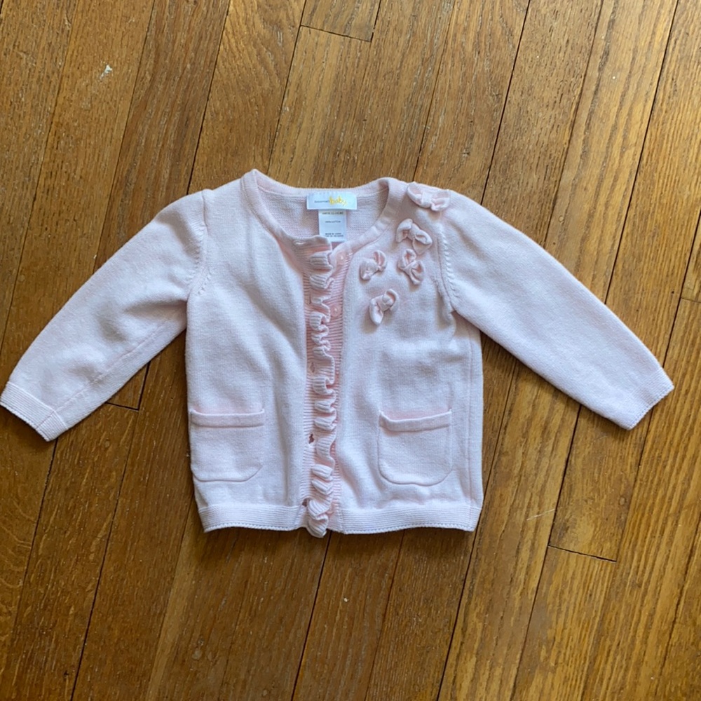Bloomingdales Baby - Pink Cardigan - 6m